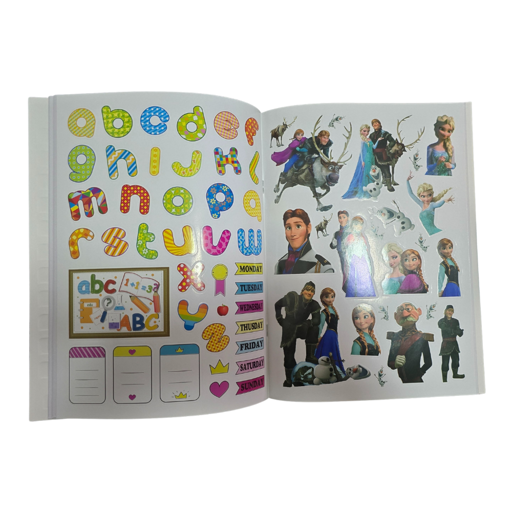 Frozen Workbook - ABC Beginning English Learning Activity Book for Kids