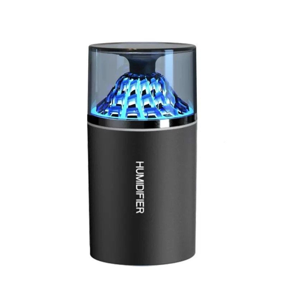 Portable Mini Volcano Humidifier - 400ml USB Desktop with Colorful LED Night Light