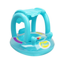 Kids Swim Boat Seat Inflatable Float with Canopy - Toddler Pool Float with Sun Protection DealRush