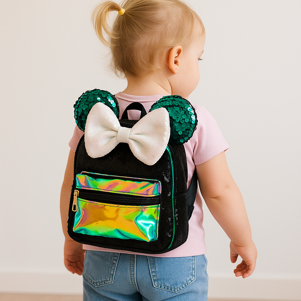 Girls Sequin Glitter Backpack