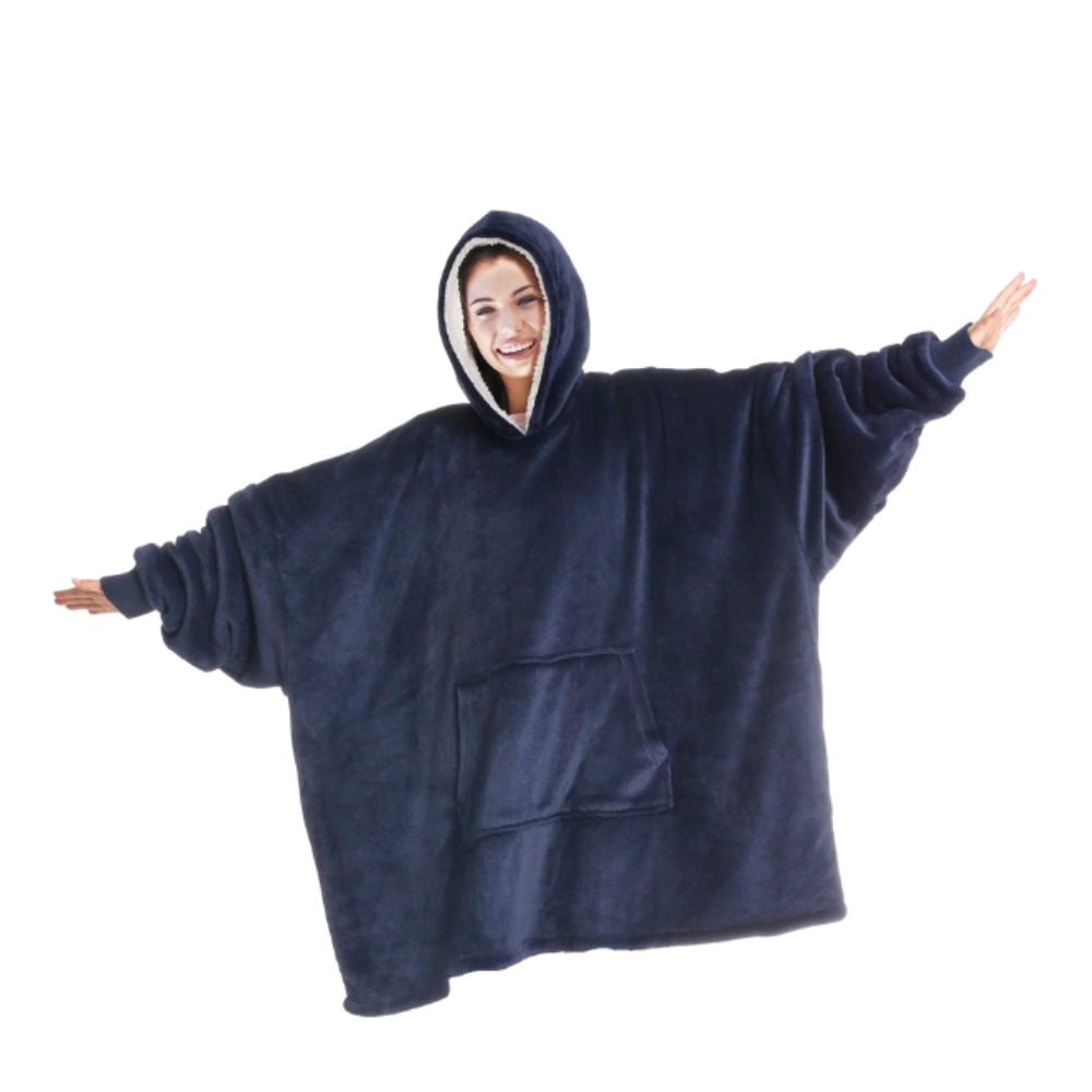 Oversized Fleece Blanket Hoodie – Ultra Soft & Warm