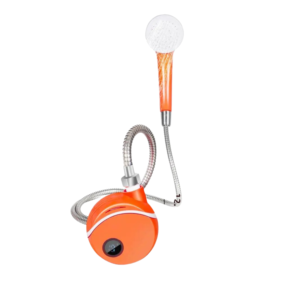 Portable Camping Shower Pump USB Rechargeable Outdoor Electric Shower Head