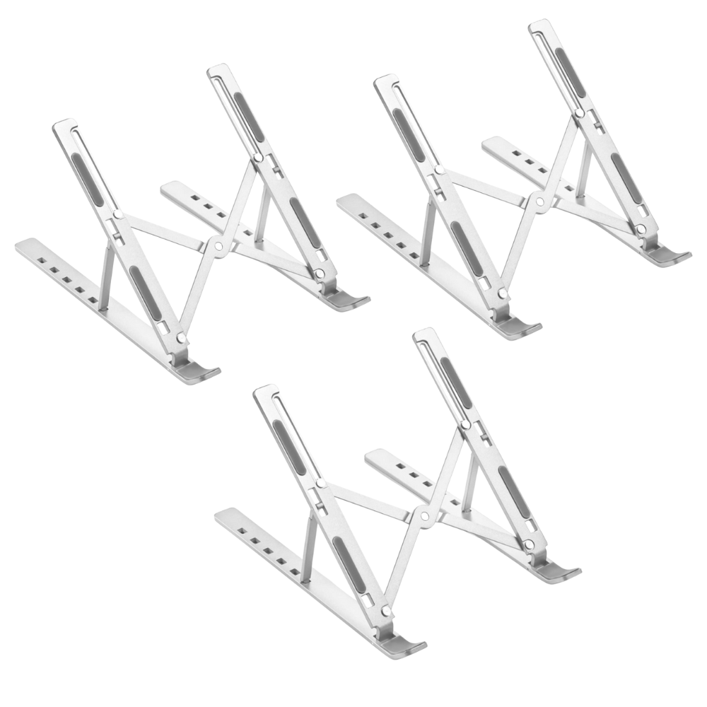 Set of 3 Adjustable Aluminum Laptop Stands